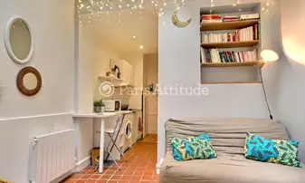 Rent Apartment Studio 18m² rue du Faubourg Saint Martin, 10 Paris