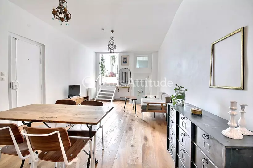 Rent furnished Apartment 2 Bedrooms 59m² rue de la Fontaine Au Roi, 75011 Paris