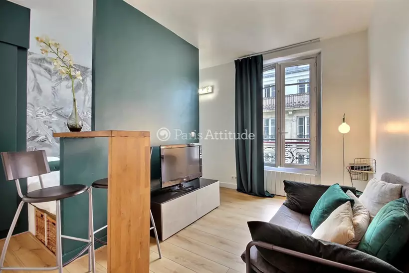 Rent furnished Apartment Alcove Studio 30m² rue du Chemin Vert, 75011 Paris
