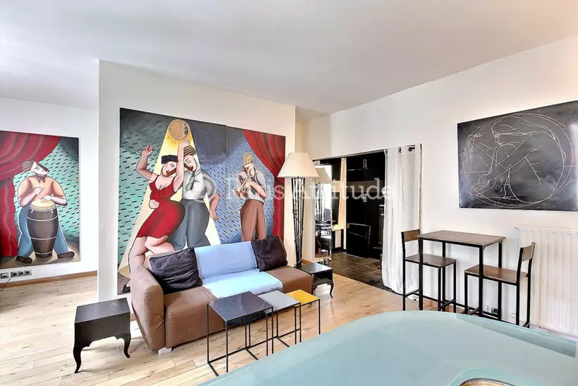 Rent furnished Apartment Alcove Studio 39m² rue Sainte Croix de la Bretonnerie, 75004 Paris